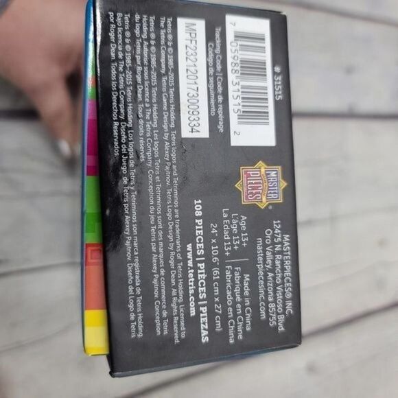 TETRIS 108 Piece Puzzle Tetrimno Tangle Braintease - Picture 6 of 10